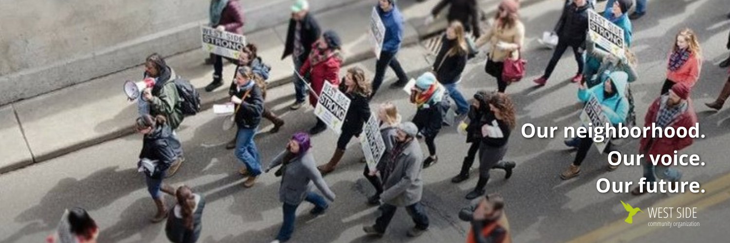 West Side Community Organization banner