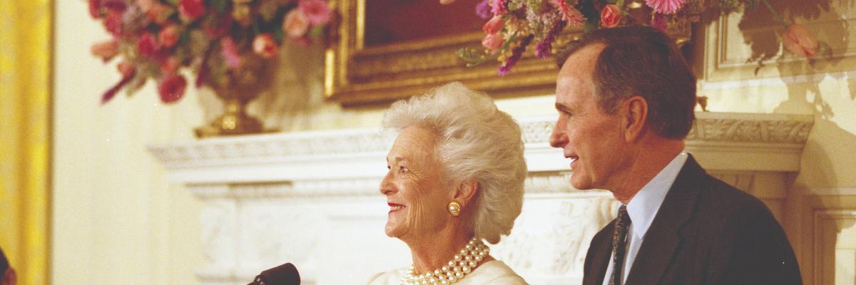 George & Barbara Bush Foundation banner
