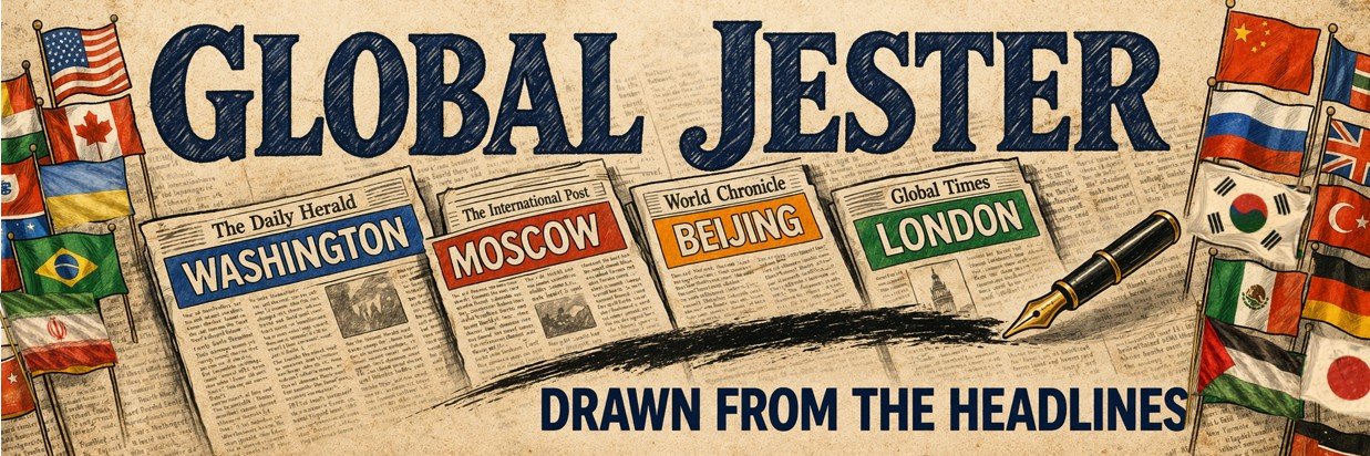 The Global Jester 🇺🇦 🇵🇸 🦋 banner