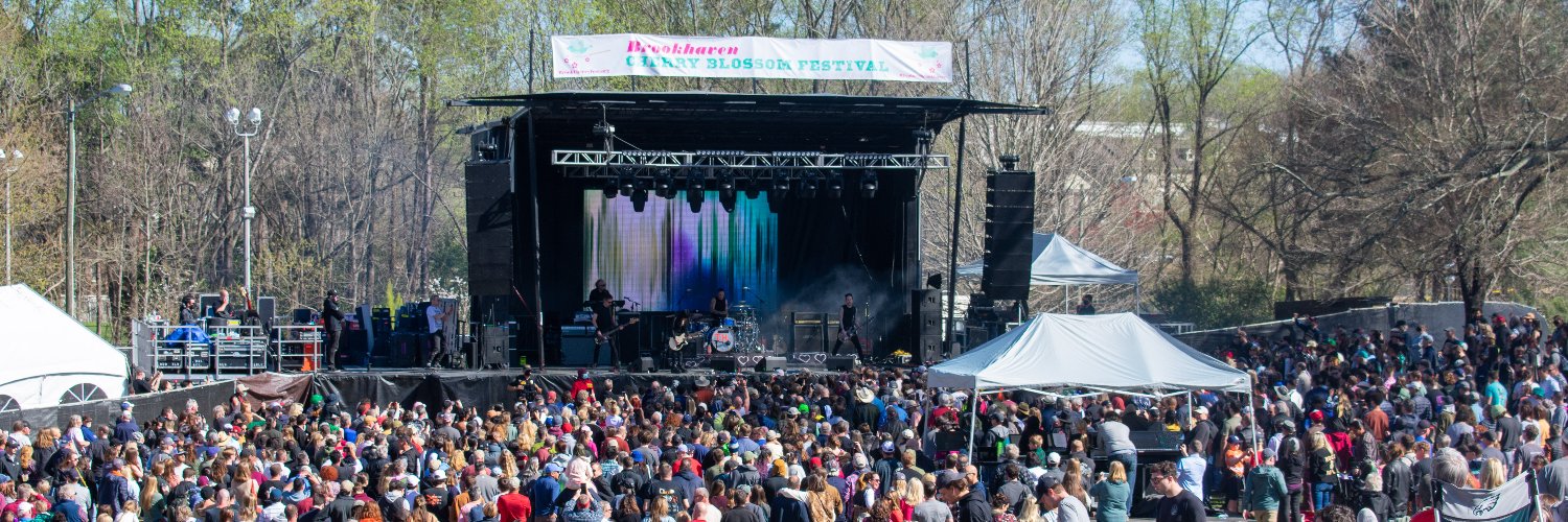 Brookhaven Cherry Blossom Festival banner