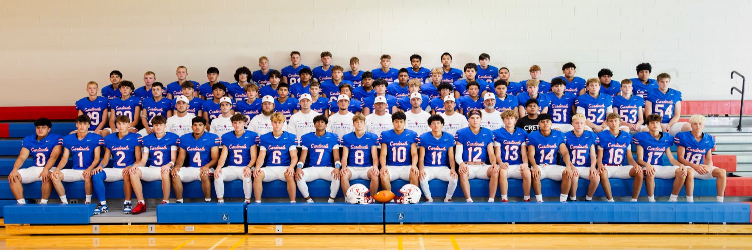 Crete Cardinals Football banner