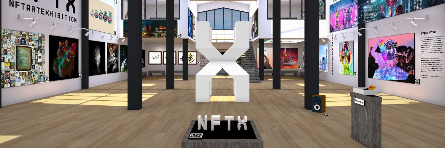 NFTX | NFT ART Exhibition banner