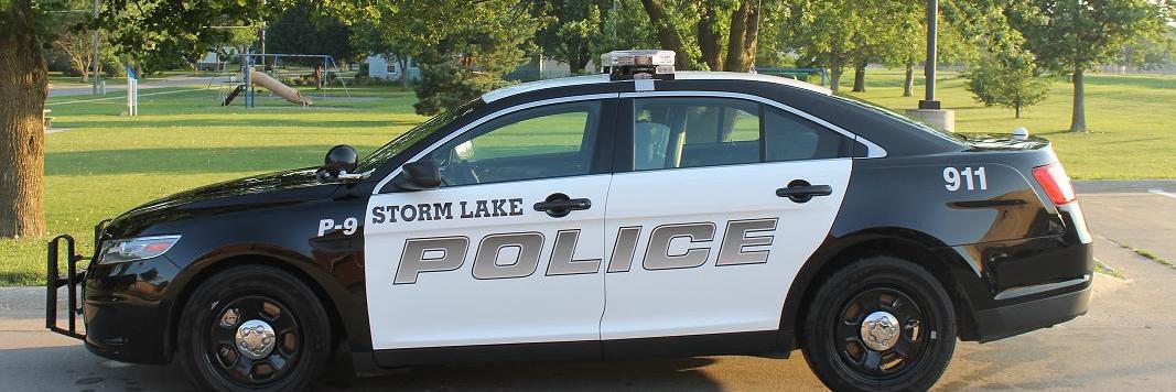Storm Lake Police banner