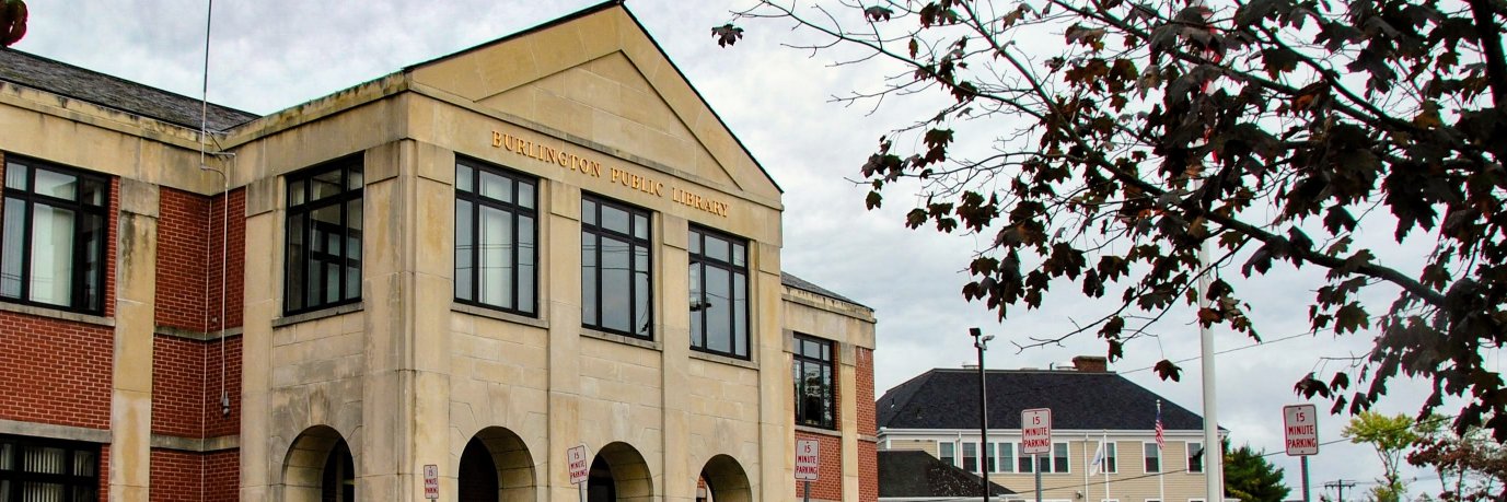 Burlington Public Library banner