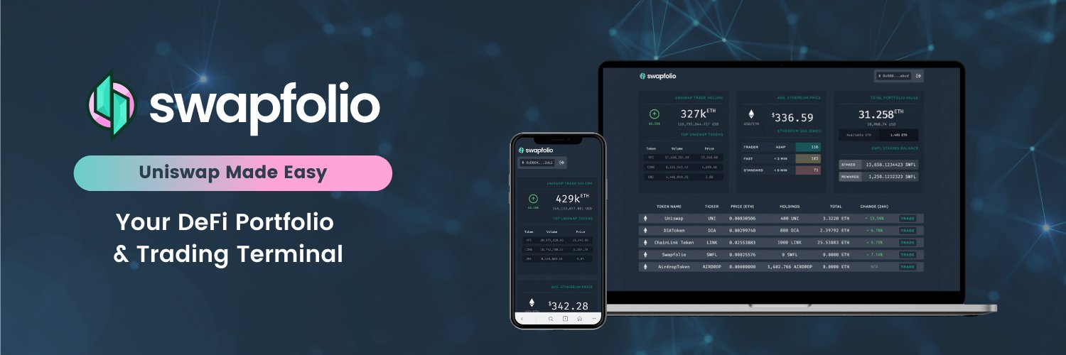 Swapfolio banner