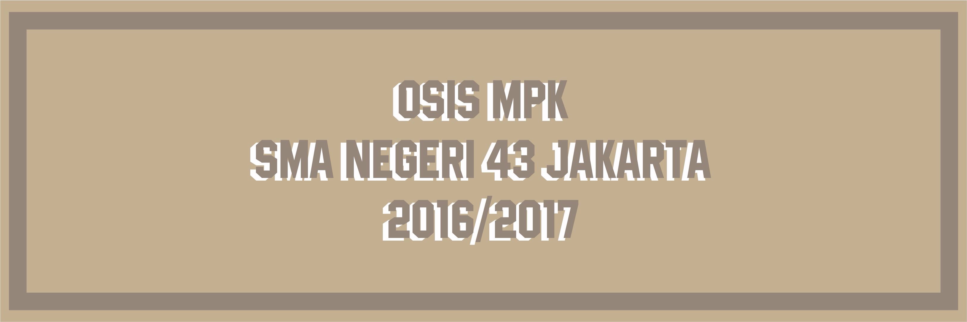 OSIS&MPK SMAN 43 JKT banner