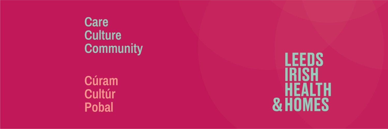 Leeds Irish Health and Homes banner