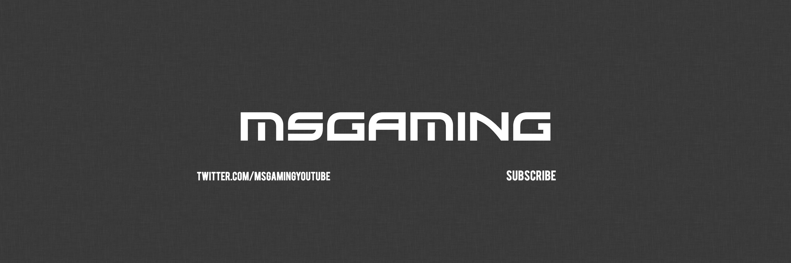 MSGamingYouTube's profile banner image