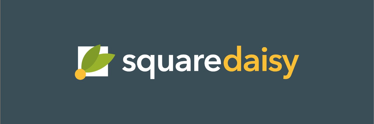 Square Daisy banner