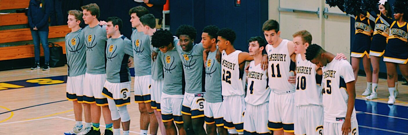 Simsbury Basketball banner
