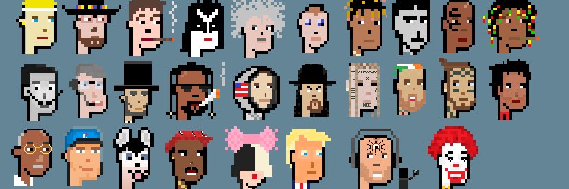 Celebrity Punks | NFTs on Cardano banner