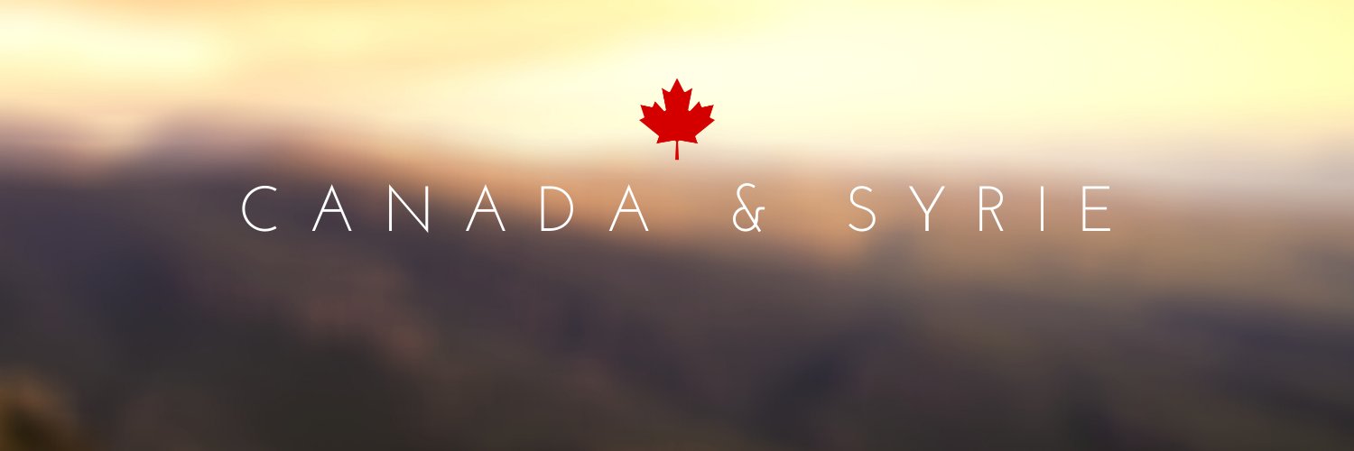CanadaSyrie's profile banner image