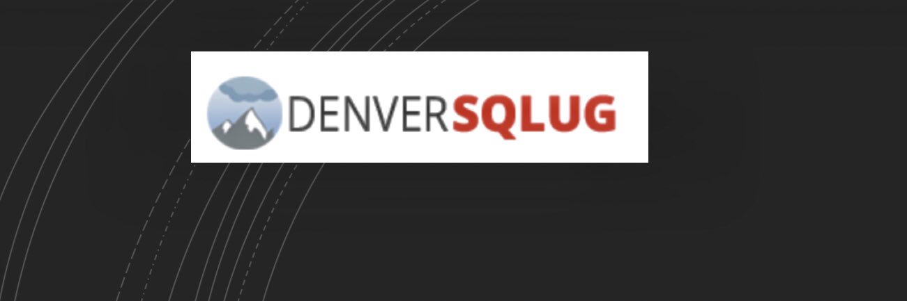 Denver SQL Server UG banner