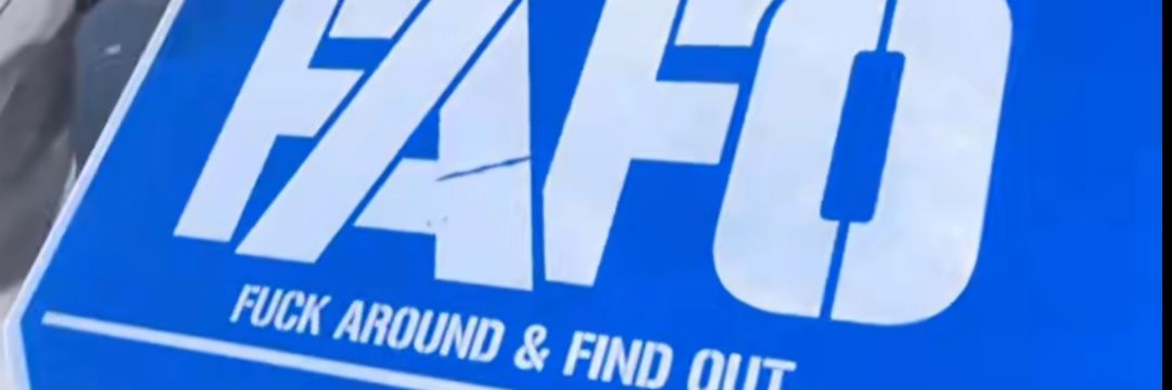 Disappointed American banner