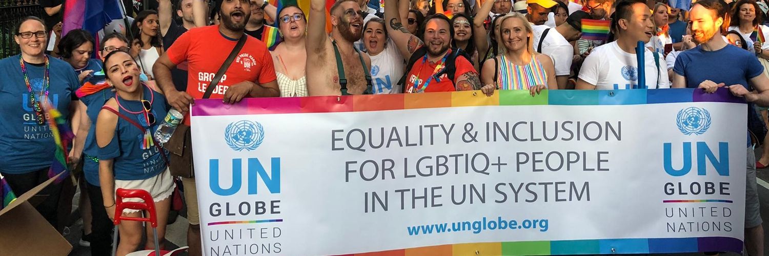 UN-GLOBE 🇺🇳🏳️‍🌈 banner
