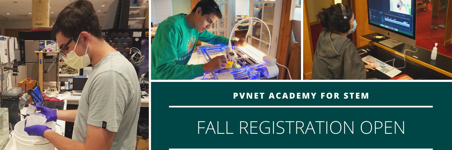 PVNet Academy for STEM banner