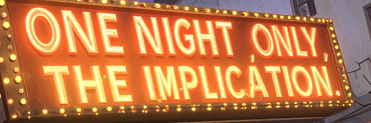 The Implication banner