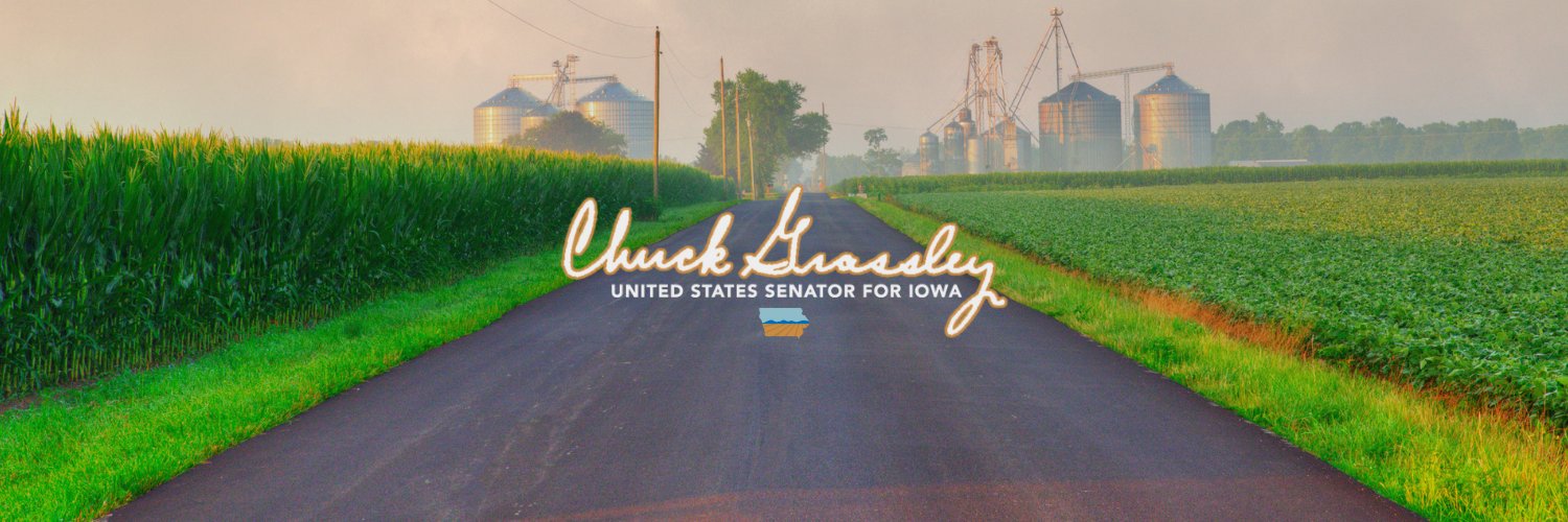 Sen. Grassley Press banner