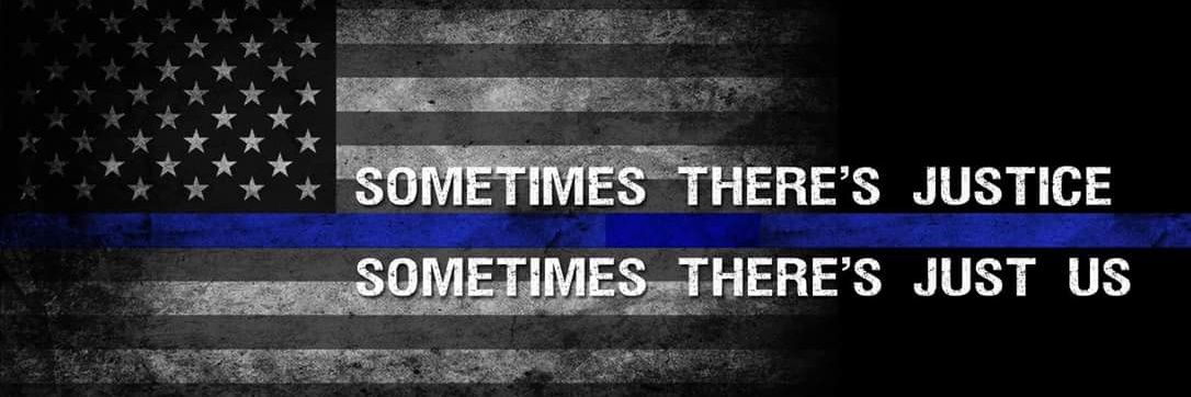 Blue Lives Matter's banner