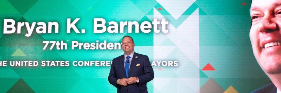 Mayor Bryan Barnett banner