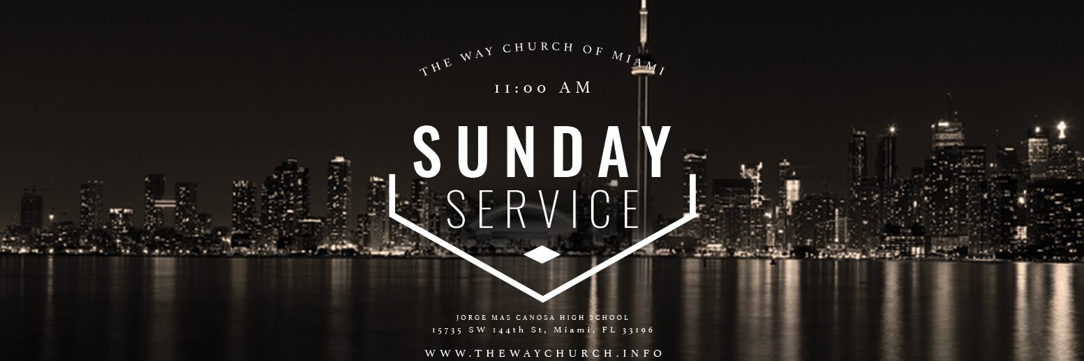 WayChurchMiami's profile banner image
