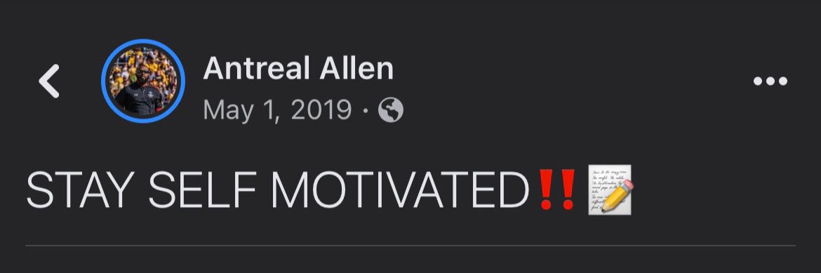 Antreal Allen's banner