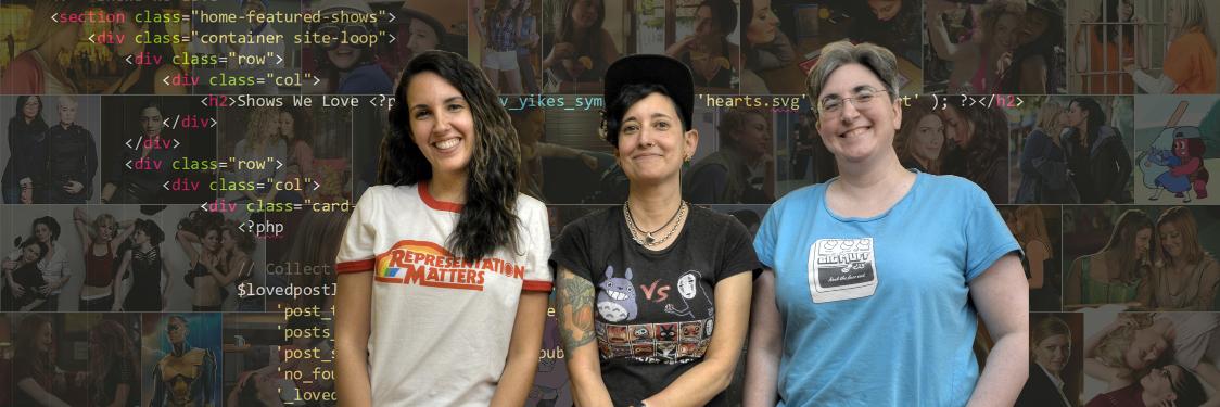 LezWatch.TV 📺 🏳️‍🌈 banner