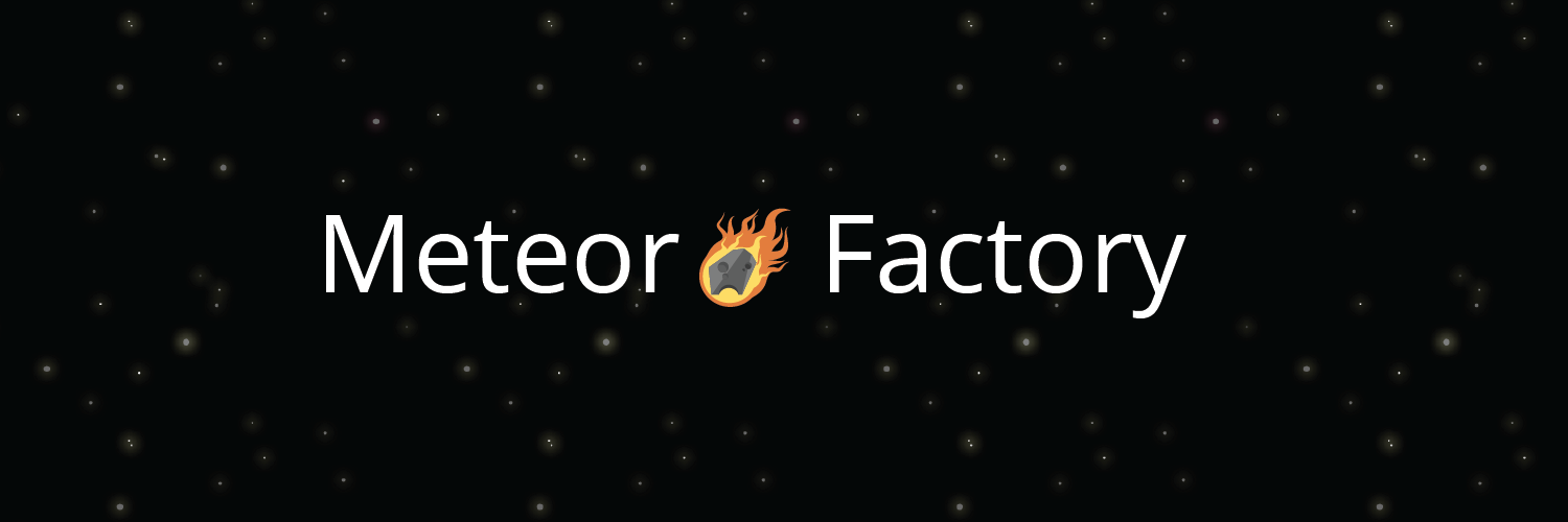 meteorfactory's profile banner image