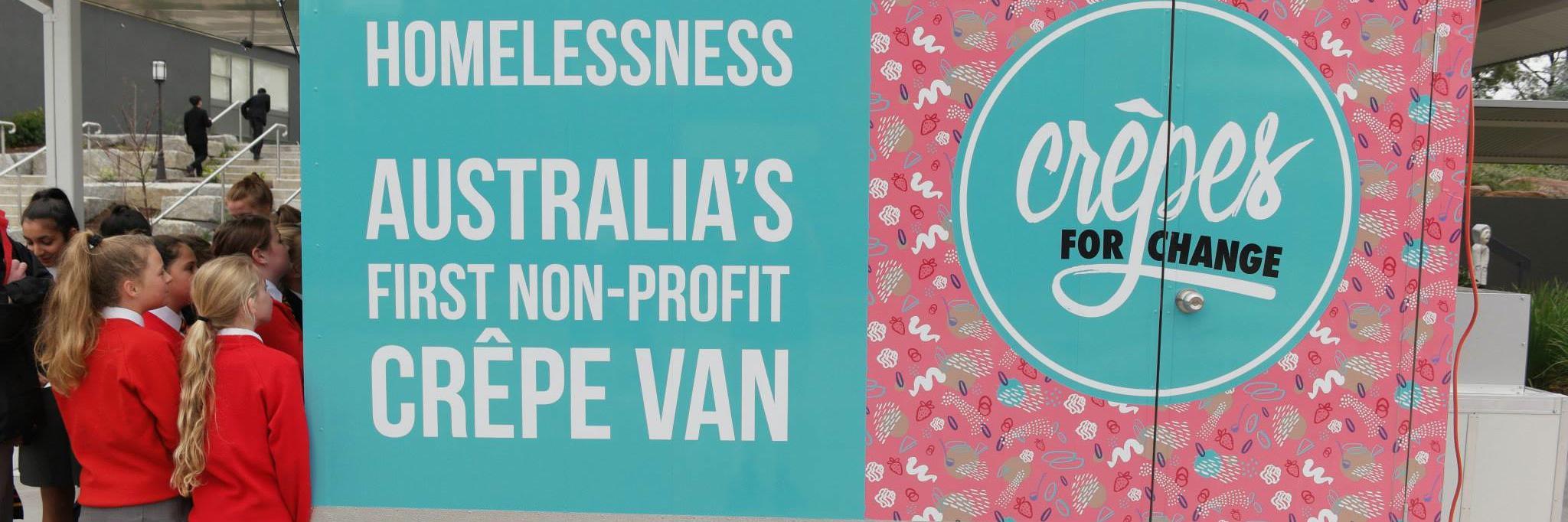 Crêpes for Change banner