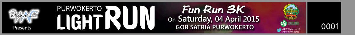 Purwokerto Light Run banner