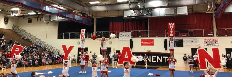 Ryan Cheerleading banner