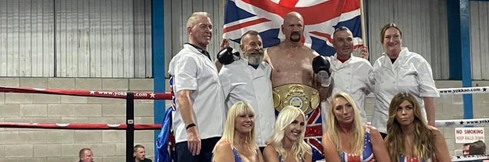 Steve Ward boxer banner