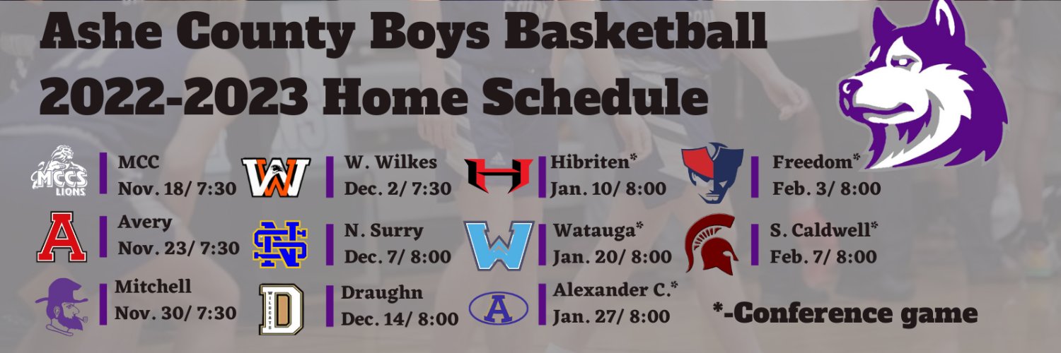 Ashe Co. Men's Bball banner