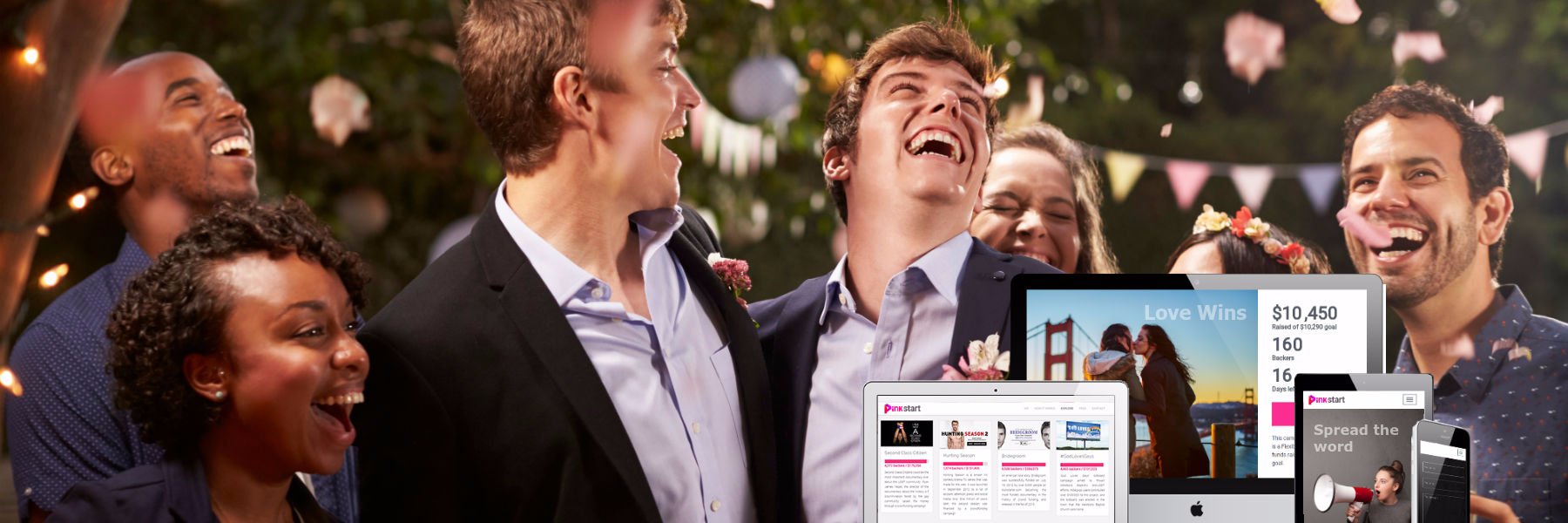 Pride Crowdfunding banner
