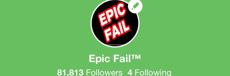 Epic Fail banner