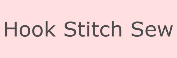 Hookstitchsew banner