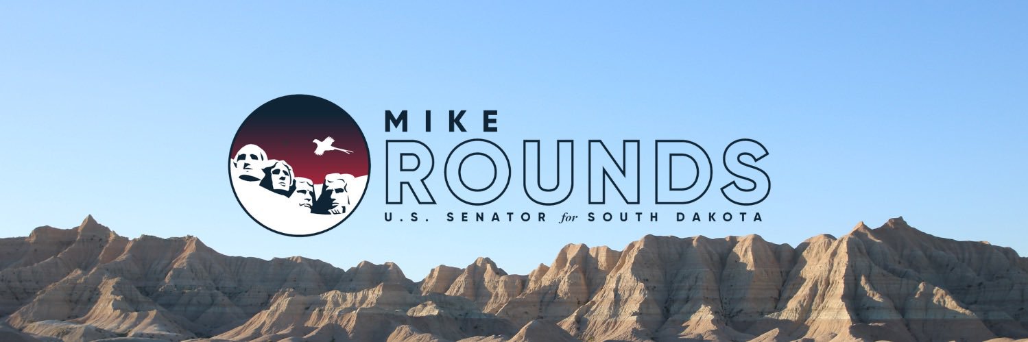 Senator Mike Rounds's banner