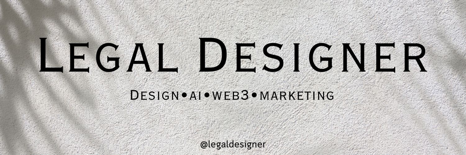 Legal Designer 𖤍🦋🦋 banner