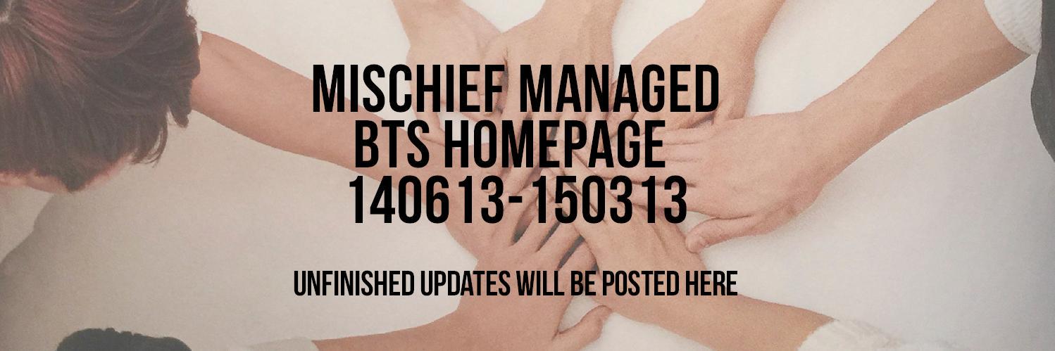 Mischief BTS Updates banner