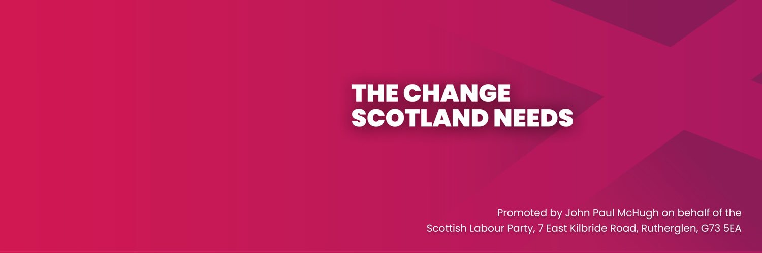 Glasgow Maryhill and Springburn Labour Party banner