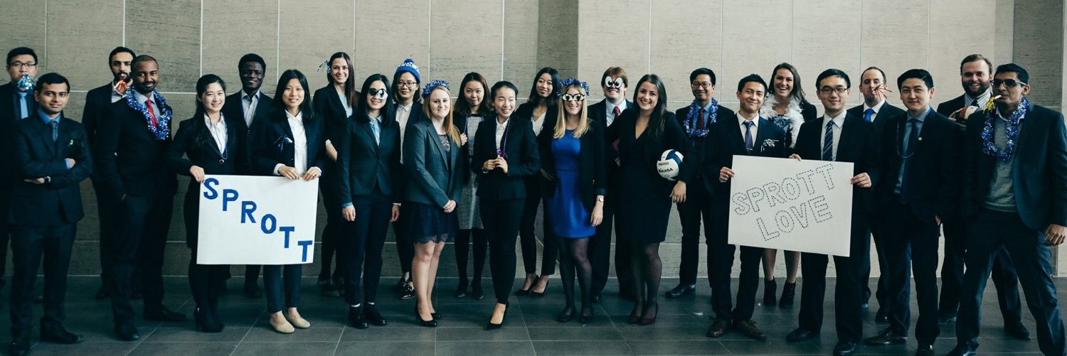 Sprott MBA Games banner