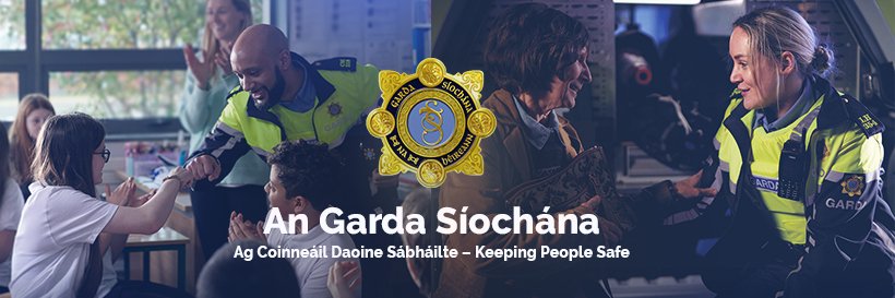 An Garda Síochána's banner