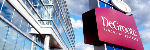 DeGroote MBA Games banner