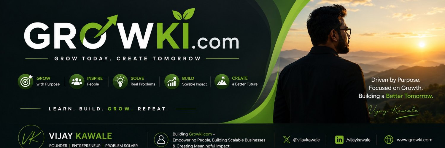 vijaygrows's profile banner image