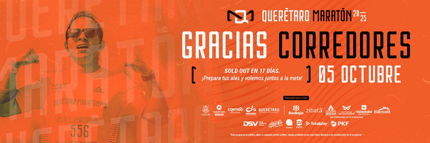 QuerétaroMaratón banner