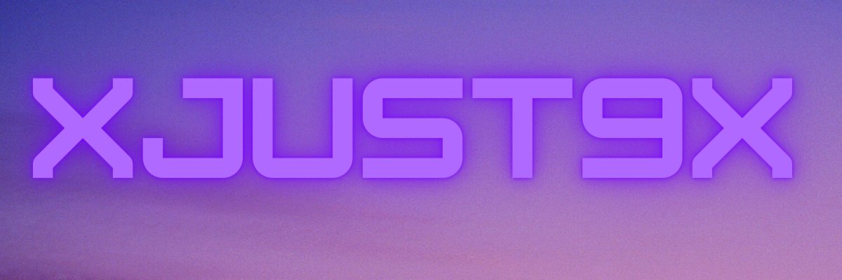 xJust9x's profile banner image