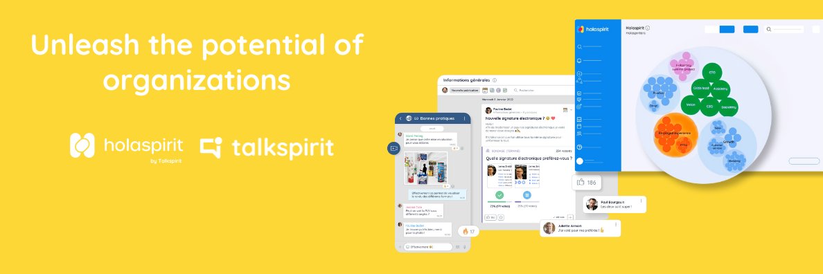 Holaspirit by Talkspirit banner