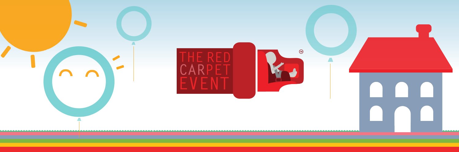 Celebrity Red CARpet Safety Event banner