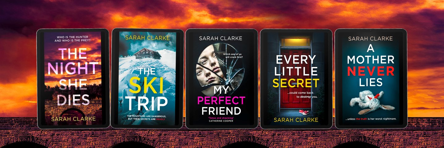 Sarah Clarke #TheNightSheDies banner