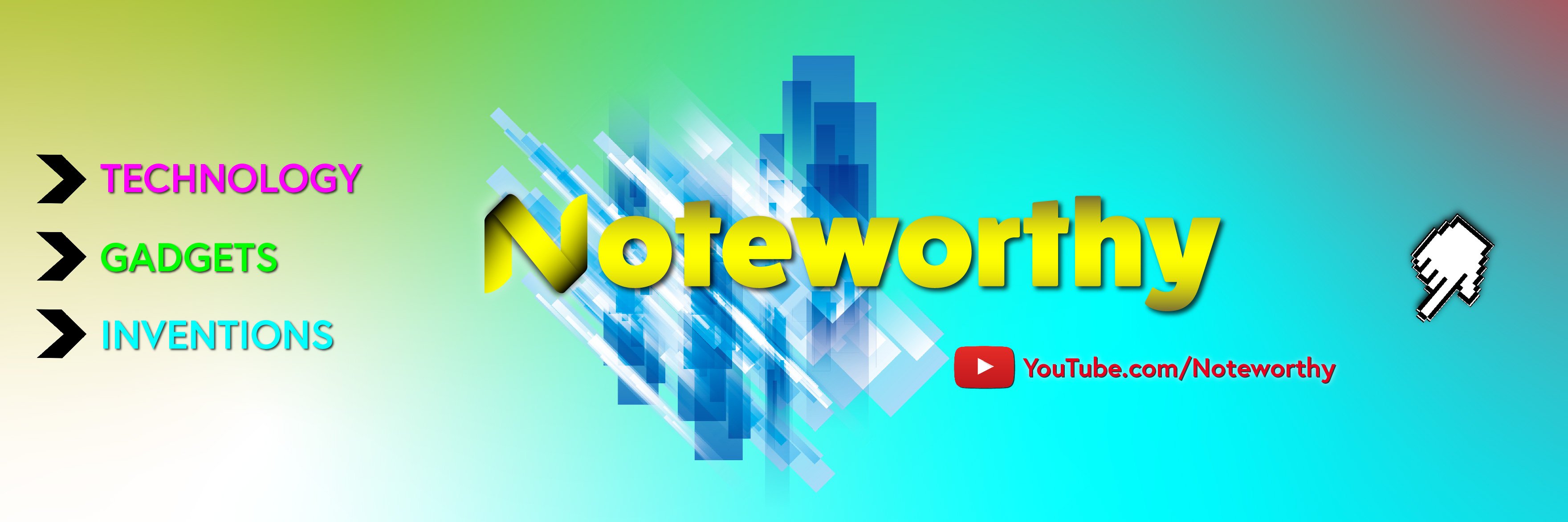 Noteworthytube's profile banner image